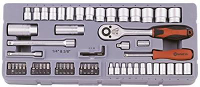 Connex Dopsleutelset Profi 3/8+1/4 58Dlg - COX580258 Connex Dopsleutelset Profi 3/8+1/4 58Dlg - COX580258