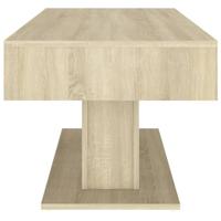 Salontafel 96x50x45 cm spaanplaat sonoma eikenkleurig - thumbnail