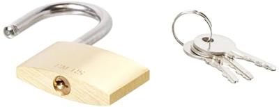 Brüder Mannesmann M 413-50 Hangslot 50 mm Verschillend sluitend Goud-geel Sleutelslot