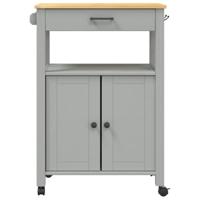 Keukentrolley MONZA 60x40x90 cm massief grenenhout - thumbnail