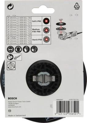 Bosch Accessoires X-LOCK Steunschijf voor fiberschijven 115mm soft - 1 stuk(s) - 2608601711 - thumbnail