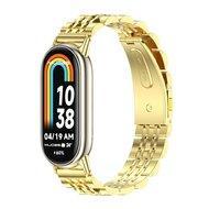 Stalen schakelbandje - Goud - Xiaomi Smart Band 8 / 9 / 10 - thumbnail