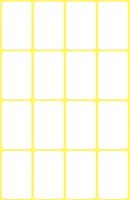 Etiket Avery Zweckform 3074 29x18mm wit 96 etiketten - thumbnail