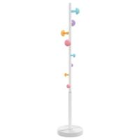 VidaXL Kapstok 172 cm gepoedercoat ijzer wit - thumbnail