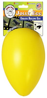 Jolly Pets Ei hond speelgoed, 30 cm, geel, JE12 Y