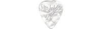 Dunlop 483P04TH Celluloid Shell Pick perloid wit thin plectrum set 12 stuks - thumbnail