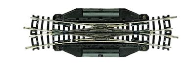 22246 N Fleischmann rails (zonder ballastbed) Engels wissel, Elektrisch 129.8 mm 15 ° 1 stuk(s)