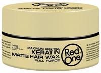 Red One Haar Styling Wax - 150 ml. - Keratin - Matte - Aqua Hair Gel Wax - thumbnail
