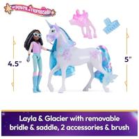Layla + Gletsjerfiguren - 5 accessoires inbegrepen - Vanaf 4 jaar - Unicorn School - thumbnail