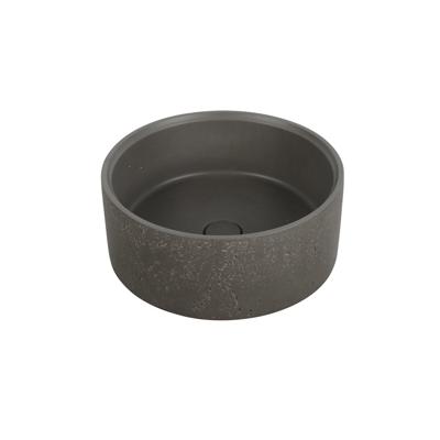 Betonnen Vrijstaande Wastafel Rond Ideavit Idea.Deep-D5 39x15cm Donkergrijs Betonnen Vrijstaande Wastafel Rond Ideavit Idea.Deep-D5 39x15cm Donkergrijs