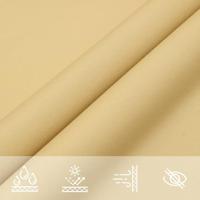 Zonnezeil 3x4x4 m 100% polyester oxford zandkleurig - thumbnail