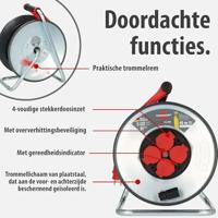 Brennenstuhl Professional SteelCore Kabelhaspel SC 4100 IP44 | 40m | H07RN-F 3G1,5 - 9191400110 - thumbnail