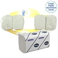 Kleenex papieren handdoeken Ultra, intergevouwen, 2-laags, 124 vellen, pak van 5 stuks - thumbnail