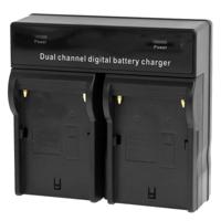 Dubbele Digitale Batterij Oplader voor Sony F550 / F730 / F750 / F960 / F960H met EU Stekker - thumbnail