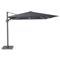 Platinum | Zweefparasol Challenger T² Glow 300 x 300 cm | Antraciet - thumbnail