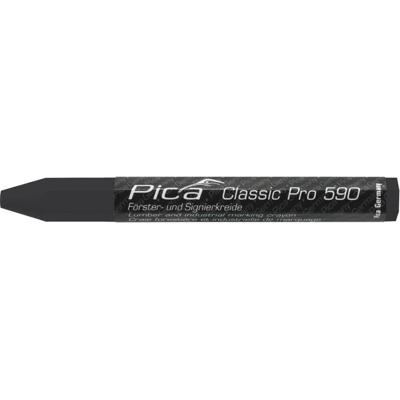 Pica 590/46 Markeerkrijt PRO 12x120mm zwart, 12st.