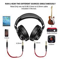 OneOdio A71M Over Ear headset Kabel Stereo Zwart High-Resolution Audio, Ruisonderdrukking (microfoon) Headset, Zwenkbare oorschelpen DJ - thumbnail