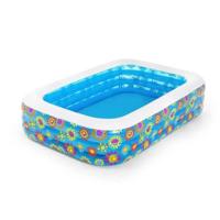Bestway Kinderzwembad opblaasbaar 229x152x56 cm blauw - thumbnail