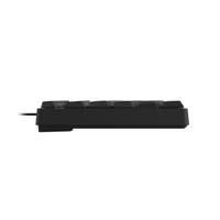 Savio KB-01 toetsenbord Thuis/Werk USB QWERTY Amerikaans Engels Zwart - thumbnail
