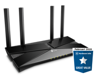 TP-Link Wifi 6 AX3000 Wifi-router, Dual Band AX-router, 5 Gigabit-poorten, USB 3.0, OFDMA, MU-MIMO, IPTV-ondersteuning, werkt met Alexa (Archer AX50) - thumbnail