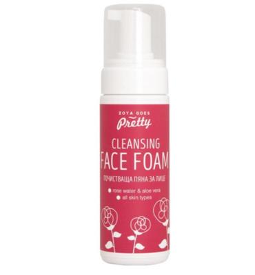 Cleansing face foam rose & aloe vera 50 Milliliter