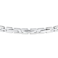 Maserati Roestvrij staal 21,5 cm Zilverkleurig Heren armband - thumbnail