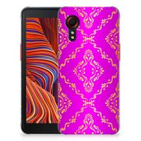 Siliconen Hoesje Samsung Galaxy Xcover 5 Barok Roze - thumbnail