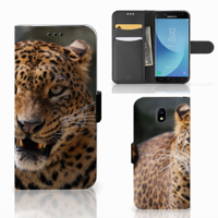 Samsung Galaxy J5 2017 | Telefoonhoesje | Met pasjeshouder | Luipaard - thumbnail
