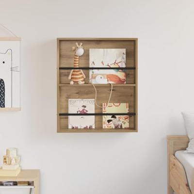 Tijdschrift Rek Artisan Eiken 60 x 12 x 70 cm Bewerkt hout