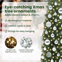 VidaXL Kunstkerstboom groen 120 cm pvc en staal en kunststof - thumbnail