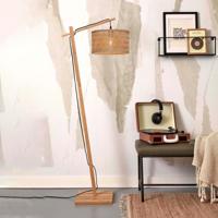 GOOD&MOJO Vloerlamp 'Java' Bamboe, 150cm, kleur Naturel - thumbnail