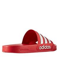 Badslippers Adilette Cloudfoam Rood Wit - thumbnail