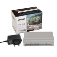 aisens A116 – 0084 – SVGA splitter voor 2 monitoren, kleur zilver - thumbnail