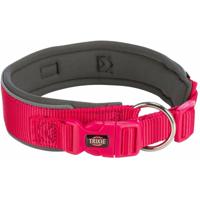TRIXIE PREMIUM HALSBAND HOND EXTRA BREED FUCHSIA / GRAFIET GRIJS 46-55X5 CM - thumbnail