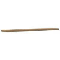 Wandschappen 4 st 60x10x1,5 cm bewerkt hout artisanaal eiken - thumbnail