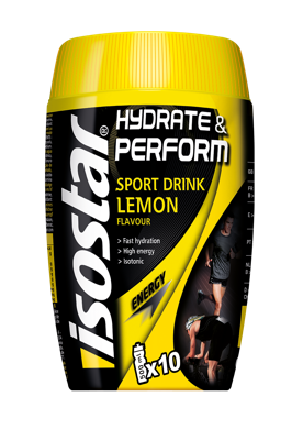 Isostar Sportdrank Poeder Hydrate & Perform Lemon Isostar Sportdrank Poeder Hydrate & Perform Lemon