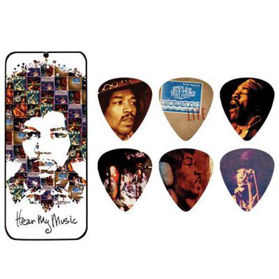 Dunlop JH-PT07M Jimi Hendrix Hear My Music doosje plectrums Dunlop JH-PT07M Jimi Hendrix Hear My Music doosje plectrums