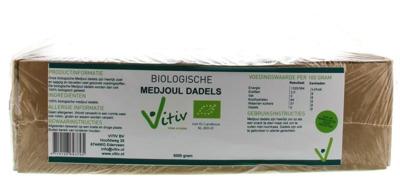 Vitiv Dadels medjoul bio 5 Kilogram Vitiv Dadels medjoul bio 5 Kilogram