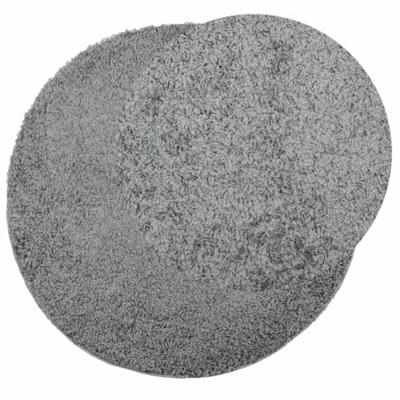 Vloerkleed PAMPLONA shaggy hoogpolig modern Ø 120 cm groen