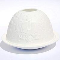 Sfeerlicht Porselein Boeddha - thumbnail