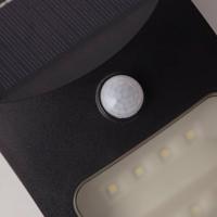Searchlight Zwarte wandlampSolar design - 67420BK-PIR - thumbnail