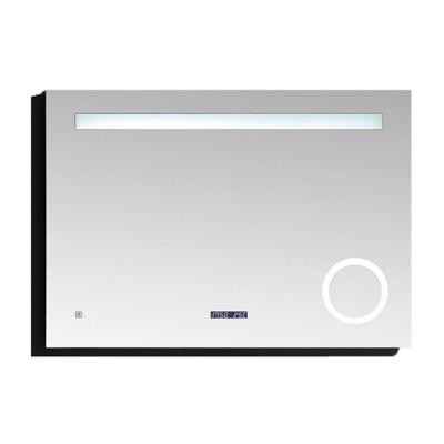 Best Design Badkamerspiegel Linet LED Verlichting 80x70 cm met Klok en Vergroting Best Design Badkamerspiegel Linet LED Verlichting 80x70 cm met Klok en Vergroting