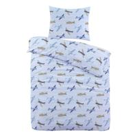 Kinderdekbedovertrek Vliegtuigen - thumbnail