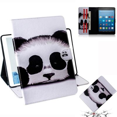 Panda patroon horizontale Flip lederen case voor Amazon Kindle Fire HD 8 2015/2016/2017/2018 met houder & Card slot & portemonnee Panda patroon horizontale Flip lederen case voor Amazon Kindle Fire HD 8 2015/2016/2017/2018 met houder & Card slot & portemonnee