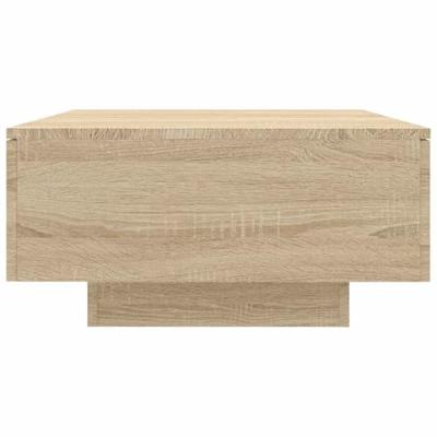 VidaXL Salontafel 90x60x31 cm bewerkt hout sonoma eikenkleurig