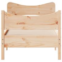 Bedframe zonder matras massief grenenhout 75x190 cm - thumbnail