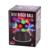 Overige Merken Led mini disco bal zwart - thumbnail