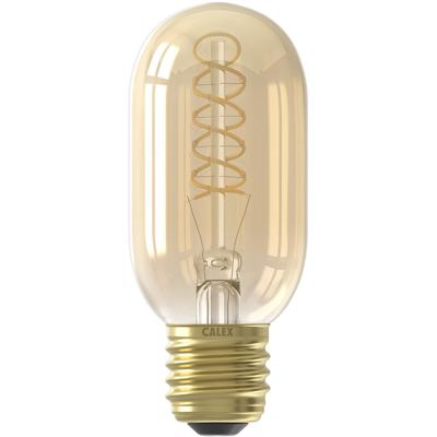 CALEX - LED Lamp - LED Buislamp - Filament - E27 Fitting - Dimbaar - 4W - Warm Wit 2100K - Amber CALEX - LED Lamp - LED Buislamp - Filament - E27 Fitting - Dimbaar - 4W - Warm Wit 2100K - Amber