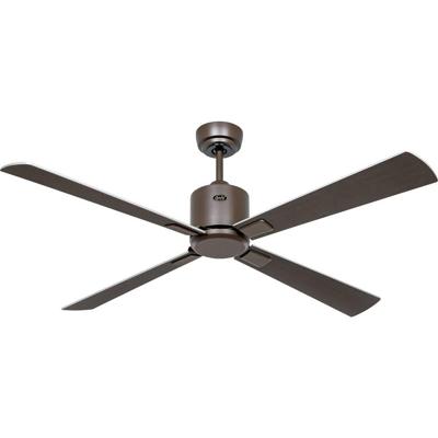 CasaFan ECO NEO III 132 BZ-WN/SI WiFi Flügel Wenge/silber Plafondventilator 27 W (Ø x h) 132 cm x 360 mm Brons Met afstandsbediening, Timer, Met wintermodus,