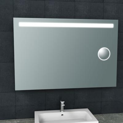 Spiegel Wiesbaden Tigris met LED Verlichting En Scheerspiegel 120x80cm Spiegel Wiesbaden Tigris met LED Verlichting En Scheerspiegel 120x80cm